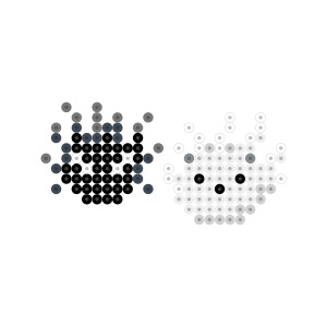 黒白