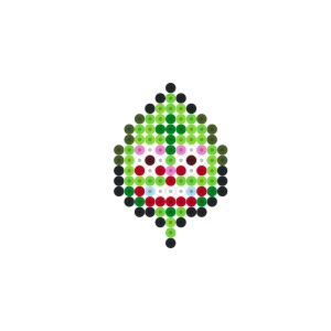 お面の葉