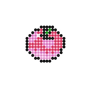ピンクの果物