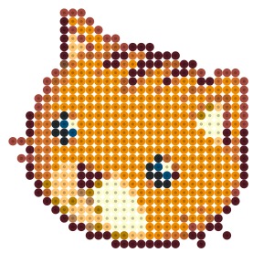 猫の被り物