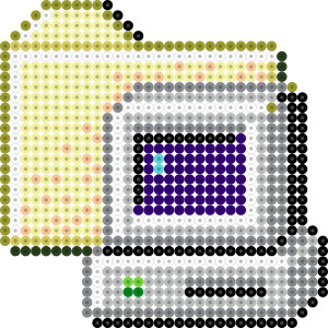 コンピュータとフォルダ